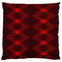 Pattern Rot Schwarz 16  Baby Flannel Cushion Case (two Sides)
