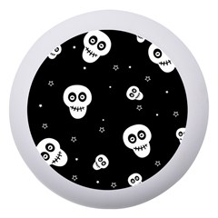 Skull Pattern Dento Box With Mirror
