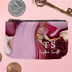 Personalized Initial Name Marble Name Large Coin Purse Large Coin Purse Front