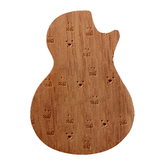 Corgi Boba Tea Bubble Tea Kawaii Food Welsh Corgis Dog Pattern Guitar Shape Wood Guitar Pick Holder Case And Picks Set