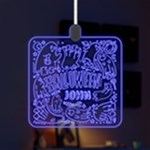 Personalized Happy Halloween Name Any Text LED Acrylic Ornament LED Acrylic Ornament Front