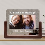 Personalized Wedding anniversary Years of Marriage Any Text Acrylic UV Print 8  Tabletop Frame Acrylic UV Print 8  Tabletop Frame (U-Shape) Front