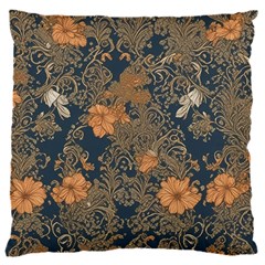 Seamless Pattern Patterns Leaves Vintage 16  Baby Flannel Cushion Case (two Sides)