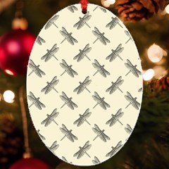 Dragonfy Insect Pattern Uv Print Acrylic Ornament Oval