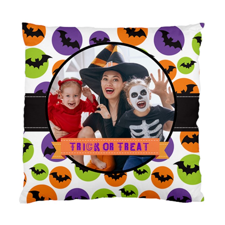 Personalized Photo Bat Dot Pattern Standard Cushion Case Standard Cushion Case (One Side)