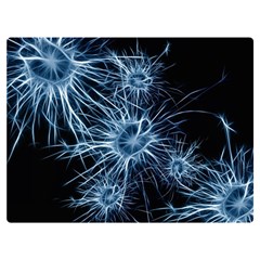 Neurons Brain Cells Structure Two Sides Premium Plush Fleece Blanket (baby Size)