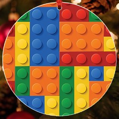 Lego, Constructor Uv Print Acrylic Ornament Round