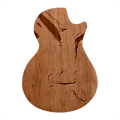 900 Luciano 897116 60697 V1 V1 Guitar Shape Wood Guitar Pick Holder Case And Picks Set