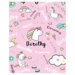 Personalized Baby Unicorn Blanket Premium Plush Fleece Blanket (Medium) 60 x50  Blanket Front