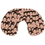 Personalized Photo Many Face Head Travel Neck Pillow Travel Neck Pillow Back