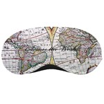 Personalized Name Any Text Map Sleep Mask Sleep Mask Front