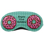 Personalized Name Any Text Donut Eyes Sleep Mask Sleep Mask Front