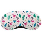 Personalized Flamingo Pattern Sleep Mask Sleep Mask Front