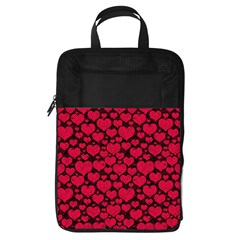 Valentines Day Hearts Pattern Love Red Foldable Shoe Storage Bag