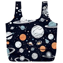 Space Galaxy Universe Stars Sky Full Print Recycle Bag (xxxl)