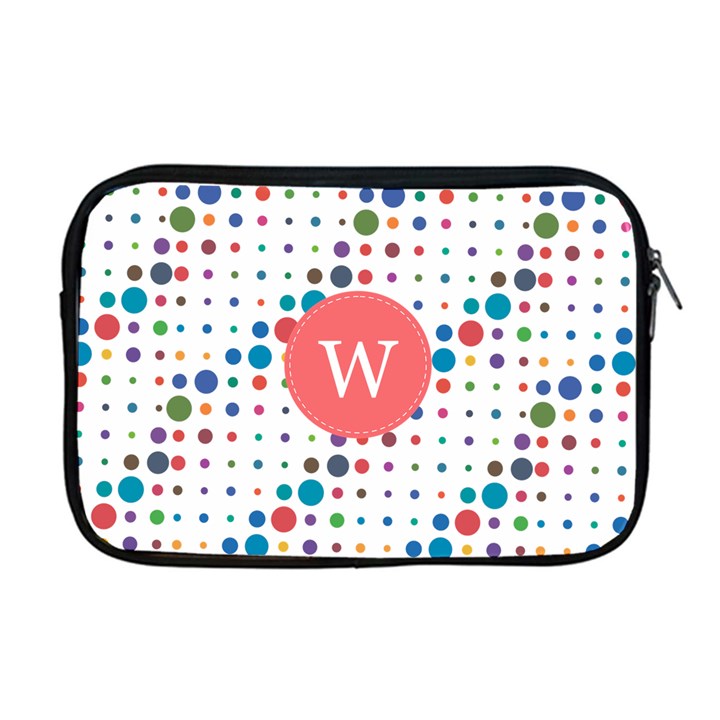 Minimalist Polka Dot Apple MacBook Pro 17  Zipper Case