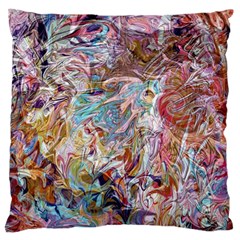 Abstract Waves Large Cushion Case (one Side)