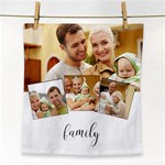 Family Collage Face Towel Front