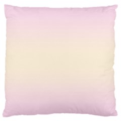 Pink Lace To Cream Yellow Bilinear Gradient Large Cushion Case (one Side)