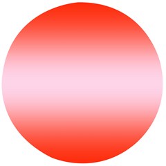 Scarlet Red To Pink Lace Bilinear Gradient Wooden Bottle Opener (round)