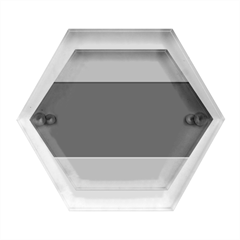 Coral Pink To Burgundy Red Bilinear Gradient Hexagon Wood Jewelry Box