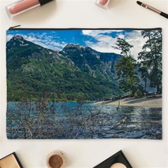 Beach At Los Alerces National Park, Chubut Province, Argentina Cosmetic Bag (xxxl)