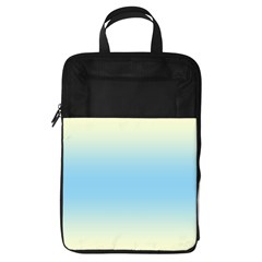 Cream Yellow To Baby Blue Bilinear Gradient Foldable Shoe Storage Bag
