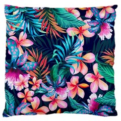 Hawaiian Flowers Hawaii Large Cushion Case (one Side)