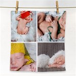 4 Picture Collage Face Towel Front