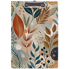 Leaves Pattern Flora A4 Acrylic Clipboard
