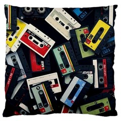 Abstract Case Large Premium Plush Fleece Cushion Case (two Sides)