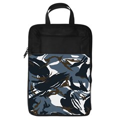 Blue Winter Camouflage, Military Camouflage Foldable Shoe Storage Bag