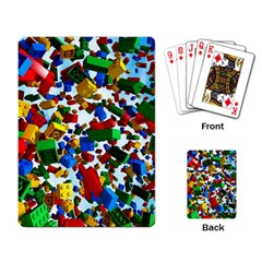 Falling Lego Bricks, Desenho, Fall, Games Playing Cards Single Design (rectangle)