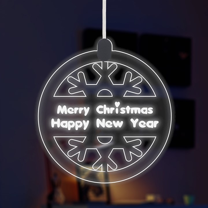Personalized Snowflake LED Acrylic Ornament