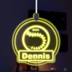 Personalized Sport Theme Tennis LED Acrylic Ornament Front
