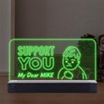 Support Baby Meme LED Acrylic Message Display Front