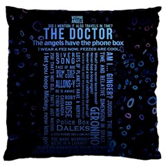 Doctor Who Tardis 16  Baby Flannel Cushion Case (two Sides)