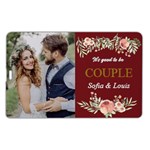 Personalized Name Any Text Couple Wedding Memories Gift Name Card Style USB Flash Drive Name Card Style USB Flash Drive Front