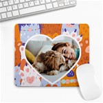 Cat Heart Personalized Photo Mousepad Collage Mousepad 9.25 x7.75  Mousepad - 1