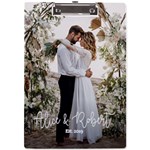 Photo and Text Acrylic Clipboard A4 Acrylic Clipboard Front