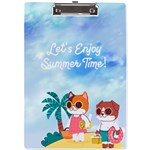 Personalized Cat Dog Name A4 Acrylic Clipboard A4 Acrylic Clipboard Front