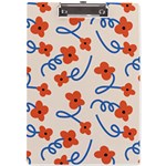 Personalized 4 Photo Name A4 Acrylic Clipboard A4 Acrylic Clipboard Front