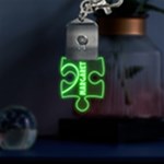 Puzzle Heart(B) LED Key Chain Front