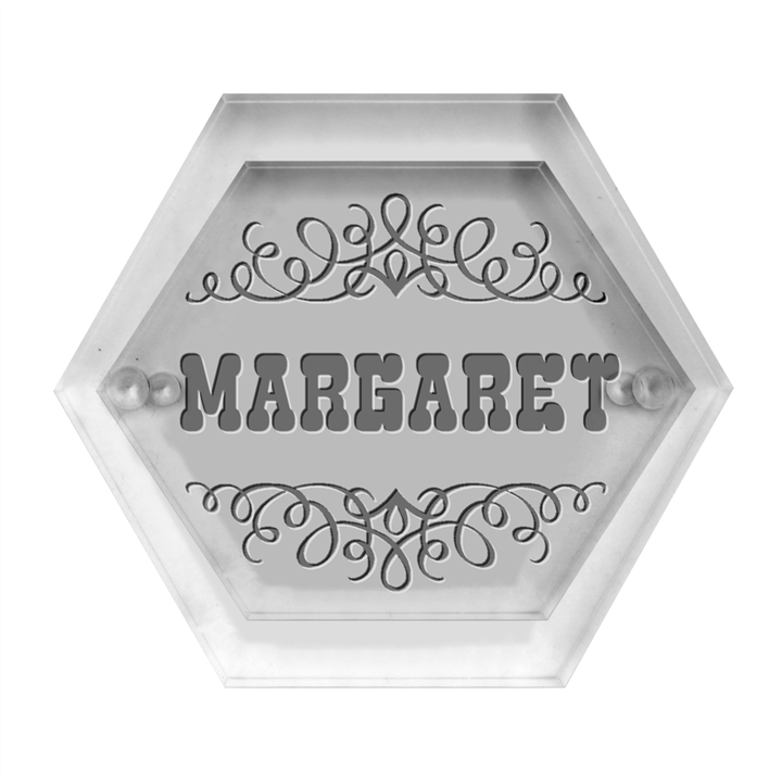 Personalized Name Hexagon Wood Jewelry Box