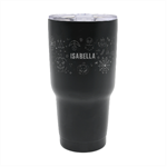 Personalized Halloween Illustration Name Any Text Thermal Travel Tumbler 30oz Thermal Travel Tumbler Front