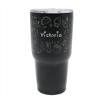 Personalized Name Any Text Summer 30oz Thermal Travel Tumbler 30oz Thermal Travel Tumbler Front