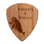 Personalized Couple Sea Guitar Picks Set Guitar Shape Wood Guitar Pick Holder Case And Picks Set Pick