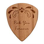 Personalized Music Guitar Picks Set Guitar Shape Wood Guitar Pick Holder Case And Picks Set Pick