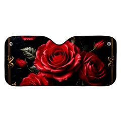 Red Roses Car Windshield Sunshade