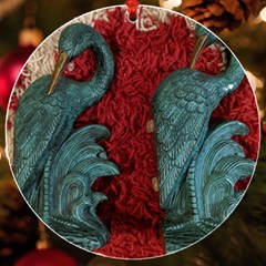 Birds Uv Print Acrylic Ornament Round